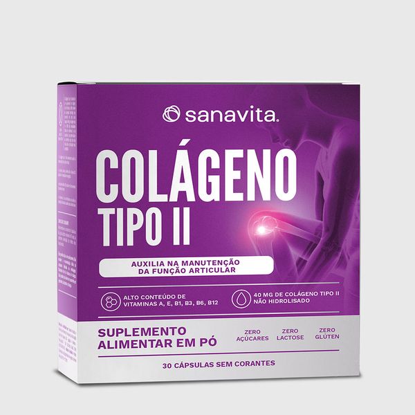 Colágeno Tipo II Sabor Neutro. Display 30 cápsulas | 30 doses